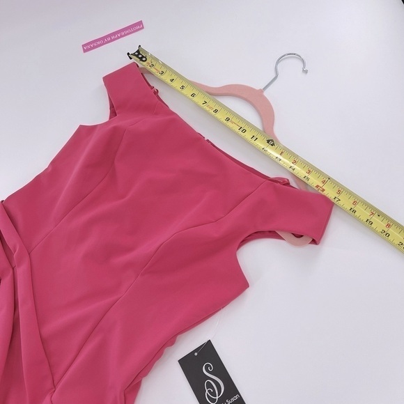 Eliza J Mauve Pink Off Shoulder Dre NWT size 8 - Picture 13 of 17